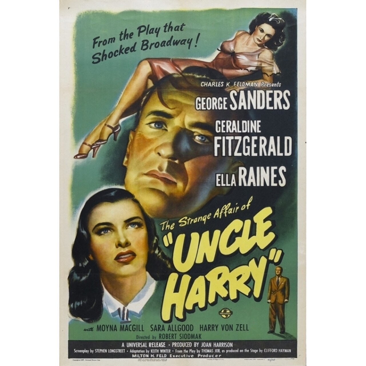 Pop Culture Graphics The Strange Affair of Uncle Harry Movie Poster (11 x 17) - Item MOVEI8352